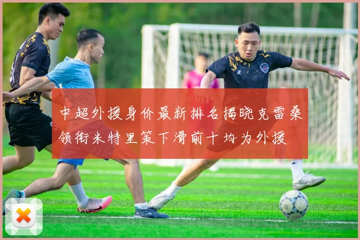 中超外援身价最新排名揭晓克雷桑领衔米特里策下滑前十均为外援